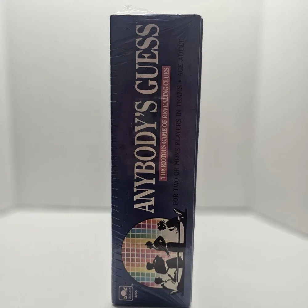 ANYBODY'S GUESS: THE GAME‎ OF REVEALING CLUES,VINTAGE 1990 BOARD GAME NEW/SEALED